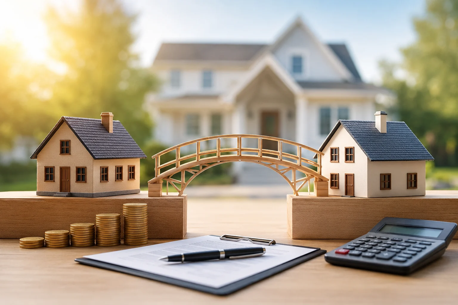 Bridge loan financing for buying a new home before selling an existing property