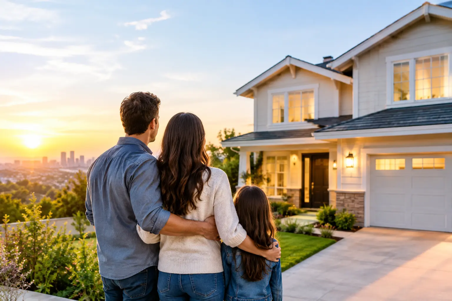 Family choosing a home that fits their lifestyle and needs