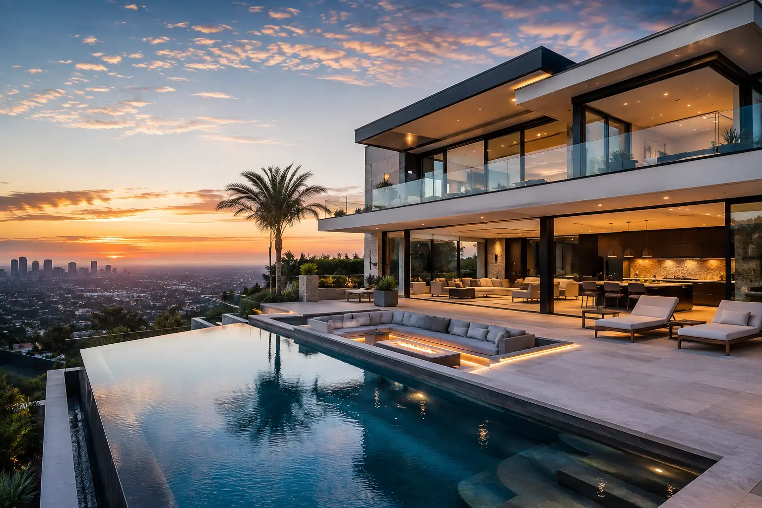 Luxury modern home in Los Angeles for jumbo loan financing